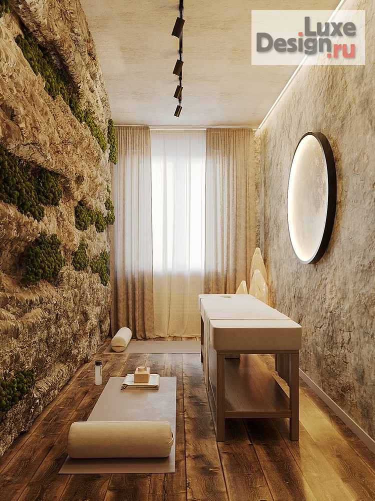 Дизайн интерьера оздоровительного комплекса "Йога студия" (фото 17)