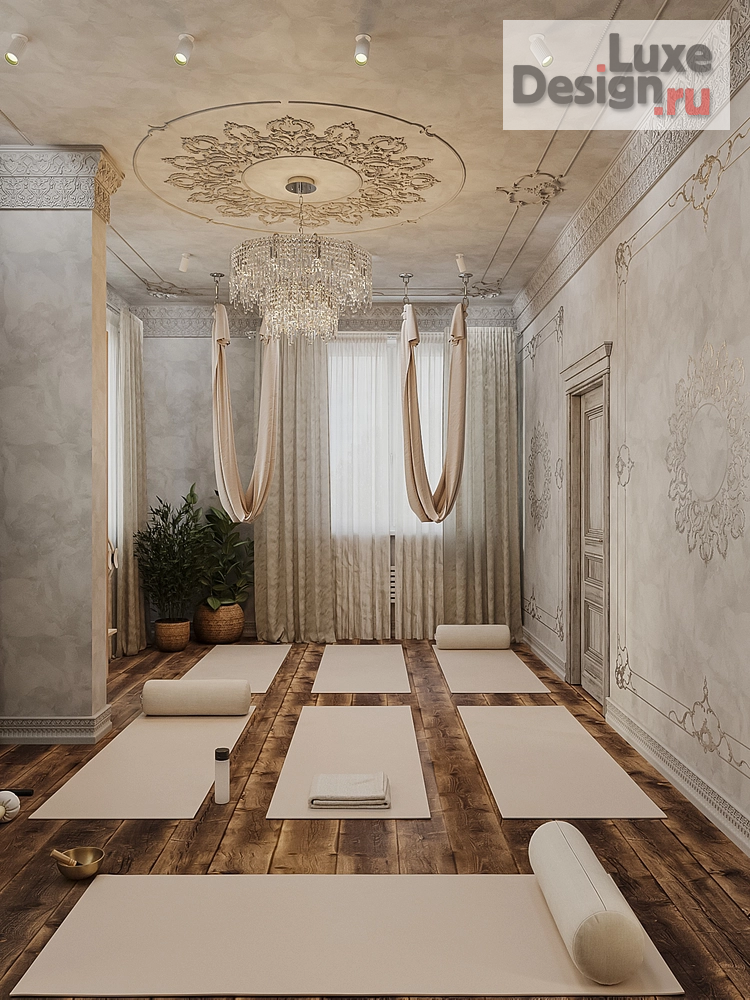 Дизайн интерьера оздоровительного комплекса "Йога студия" (фото 2)