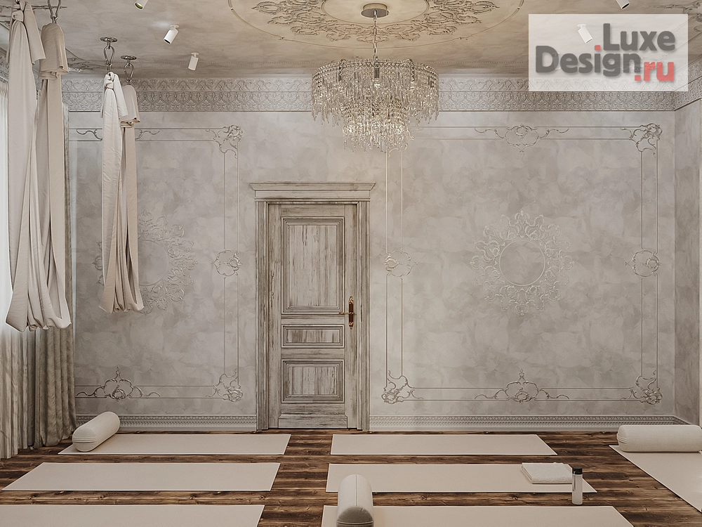 Дизайн интерьера оздоровительного комплекса "Йога студия" (фото 4)