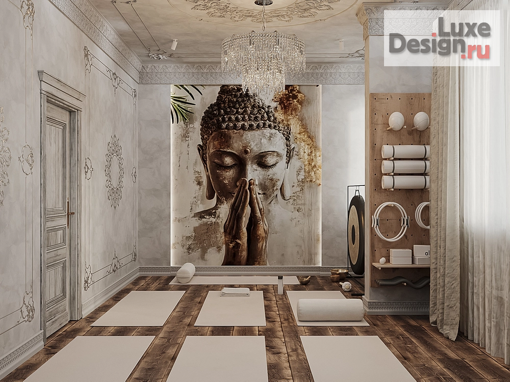 Дизайн интерьера оздоровительного комплекса "Йога студия" (фото 1)