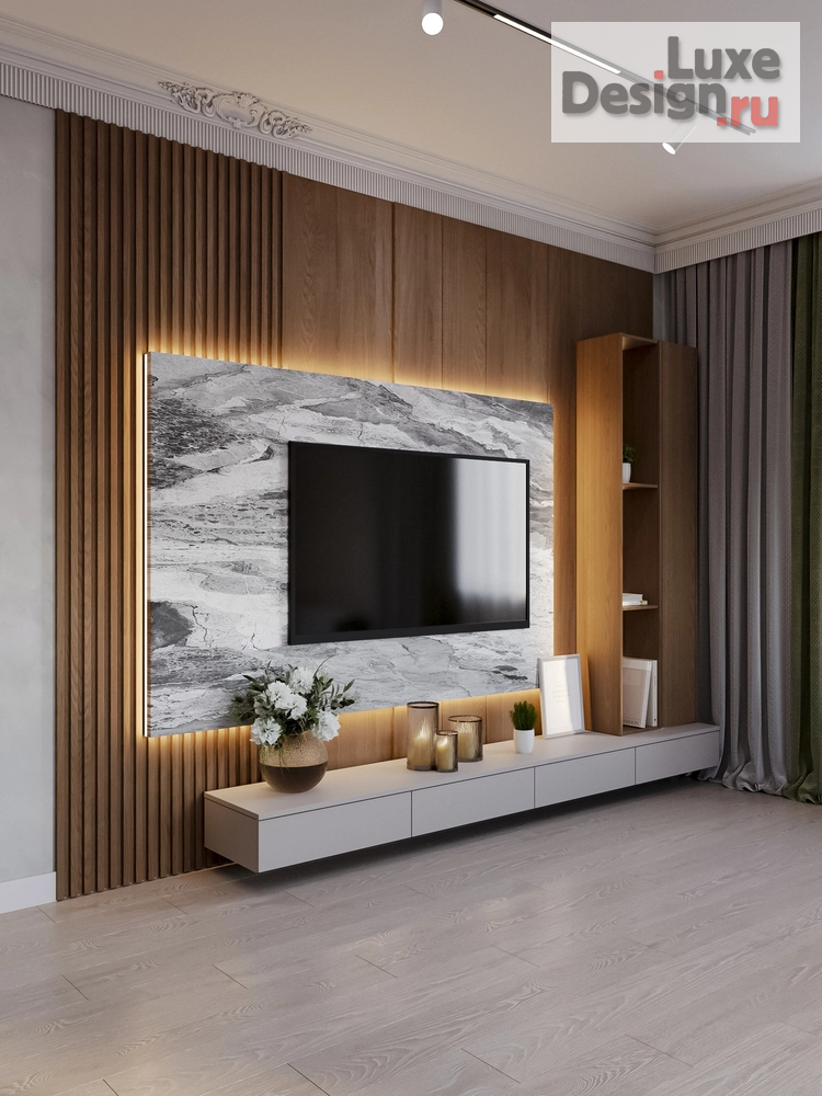 Дизайн интерьера трехкомнатной квартиры "Квартира в центре Санкт-Петербурга" (фото 4)