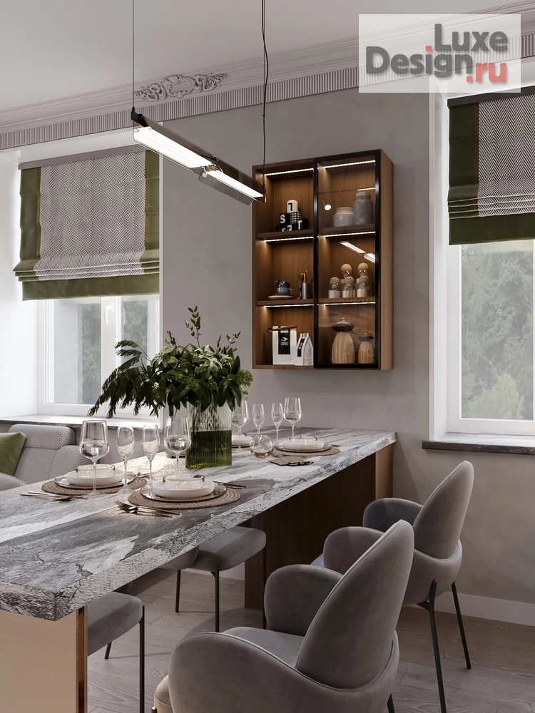 Дизайн интерьера трехкомнатной квартиры "Квартира в центре Санкт-Петербурга" (фото 6)