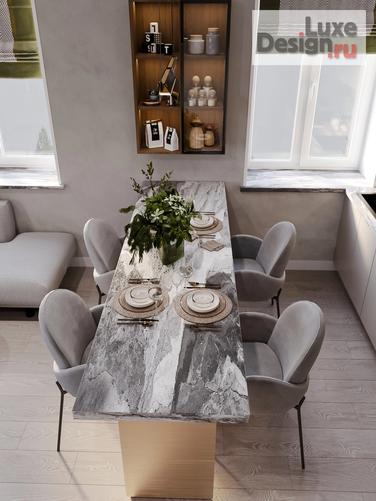 Дизайн интерьера трехкомнатной квартиры "Квартира в центре Санкт-Петербурга" (фото 7)