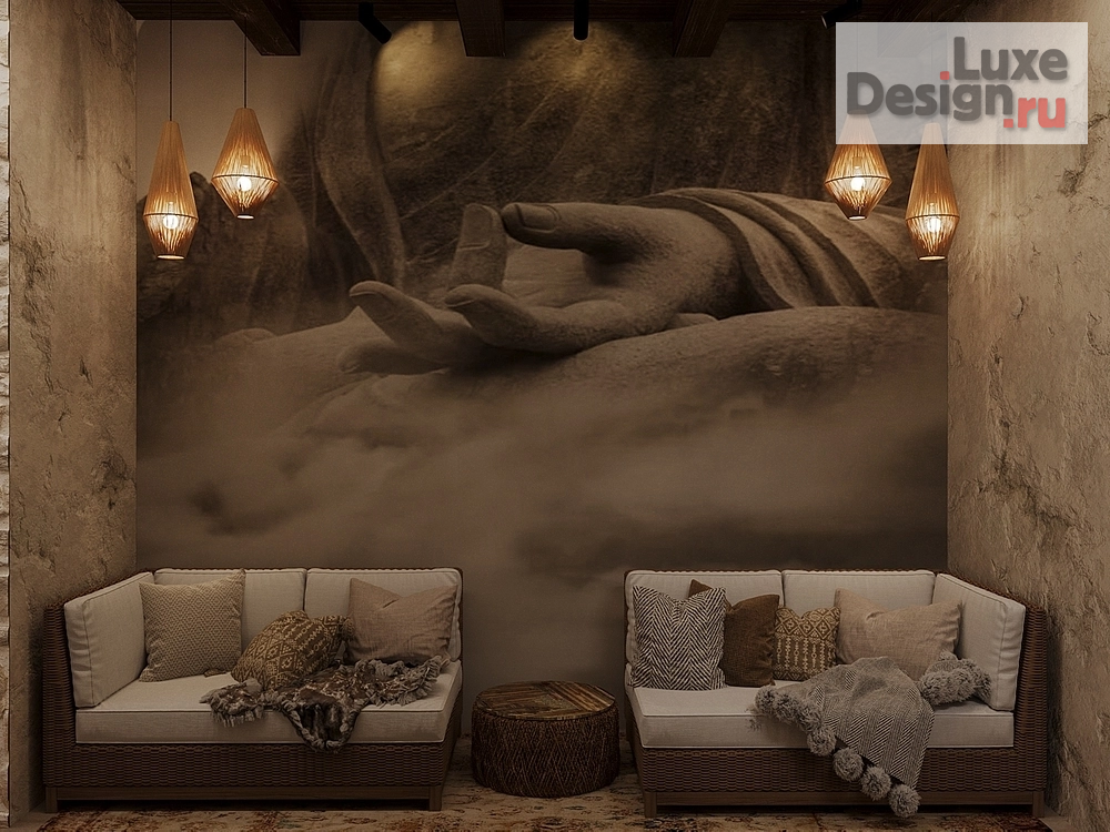 Дизайн интерьера оздоровительного комплекса "Йога студия" (фото 25)