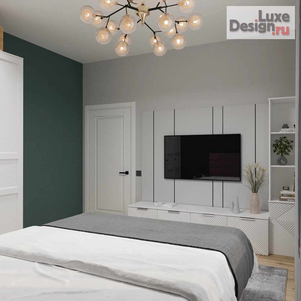 Дизайн интерьера четырехкомнатной квартиры "Дизайн интерьера в загородном доме " (фото 13)