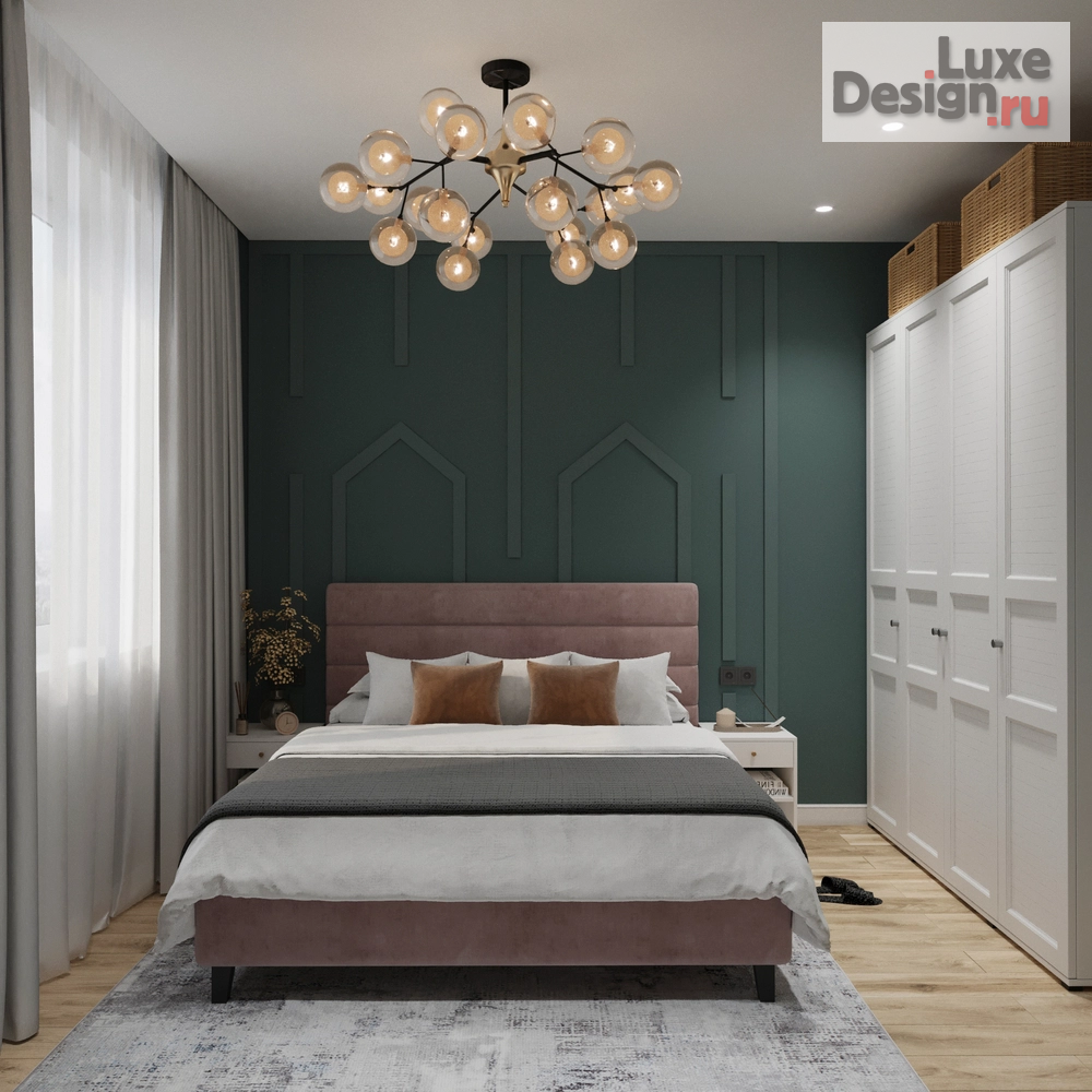 Дизайн интерьера четырехкомнатной квартиры "Дизайн интерьера в загородном доме " (фото 14)