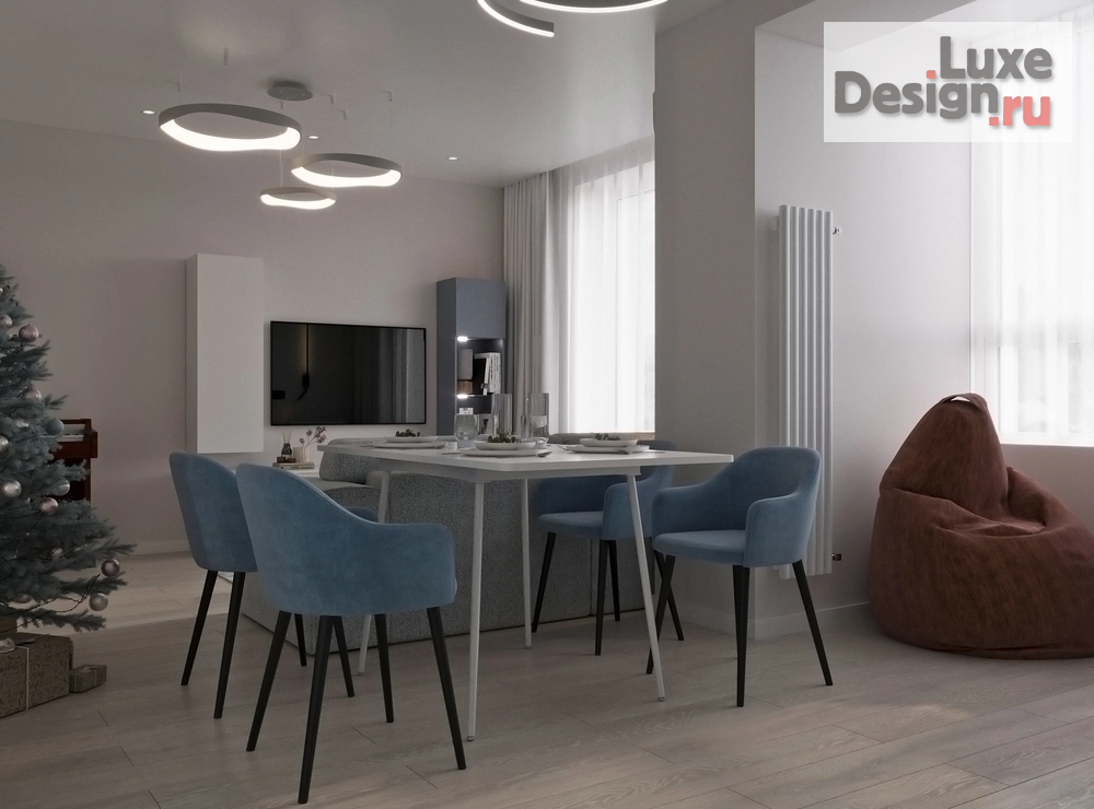 Дизайн интерьера трехкомнатной квартиры "Экспресс-дизайн квартиры в ЖК Цветы Башкирии. " (фото 10)