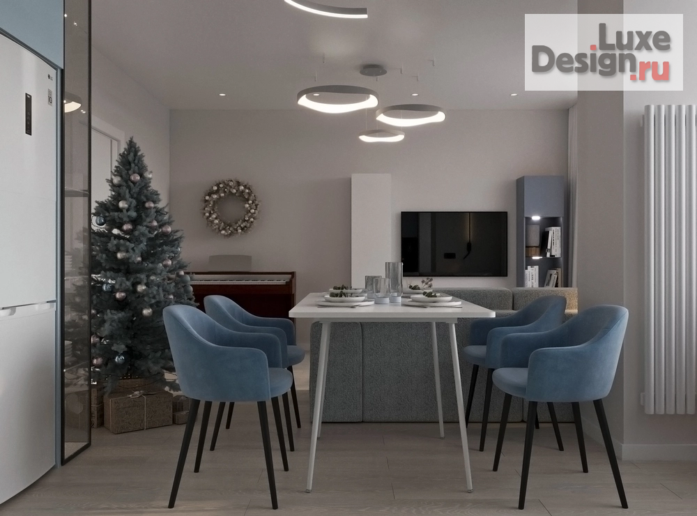 Дизайн интерьера трехкомнатной квартиры "Экспресс-дизайн квартиры в ЖК Цветы Башкирии. " (фото 11)