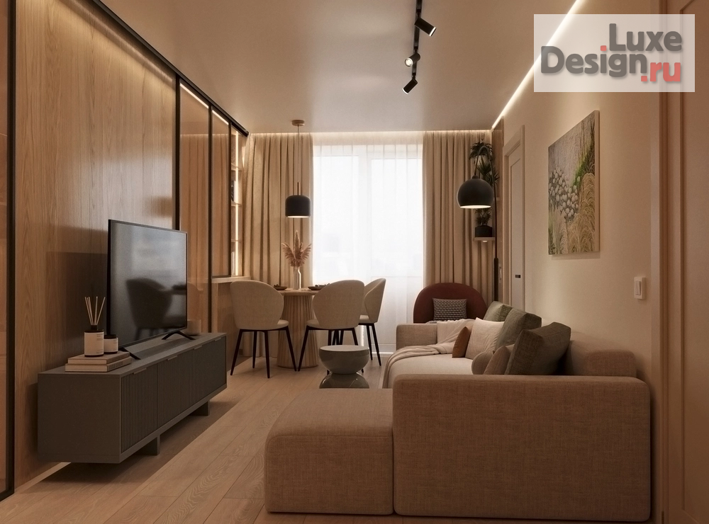 Дизайн интерьера двухкомнатной квартиры "Дизайн интерьера в г. Москва в современном стиле" (фото 8)