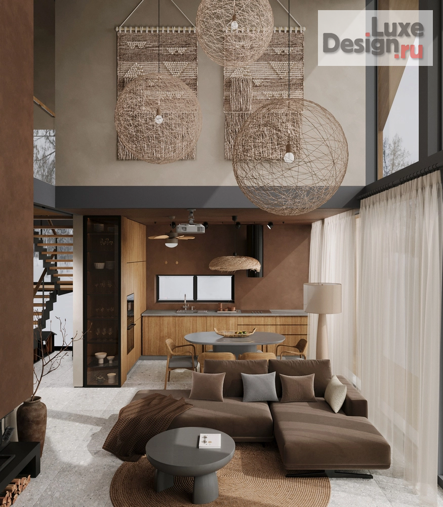 Дизайн интерьера загородного дома " Дом барнхаус" (фото 2)