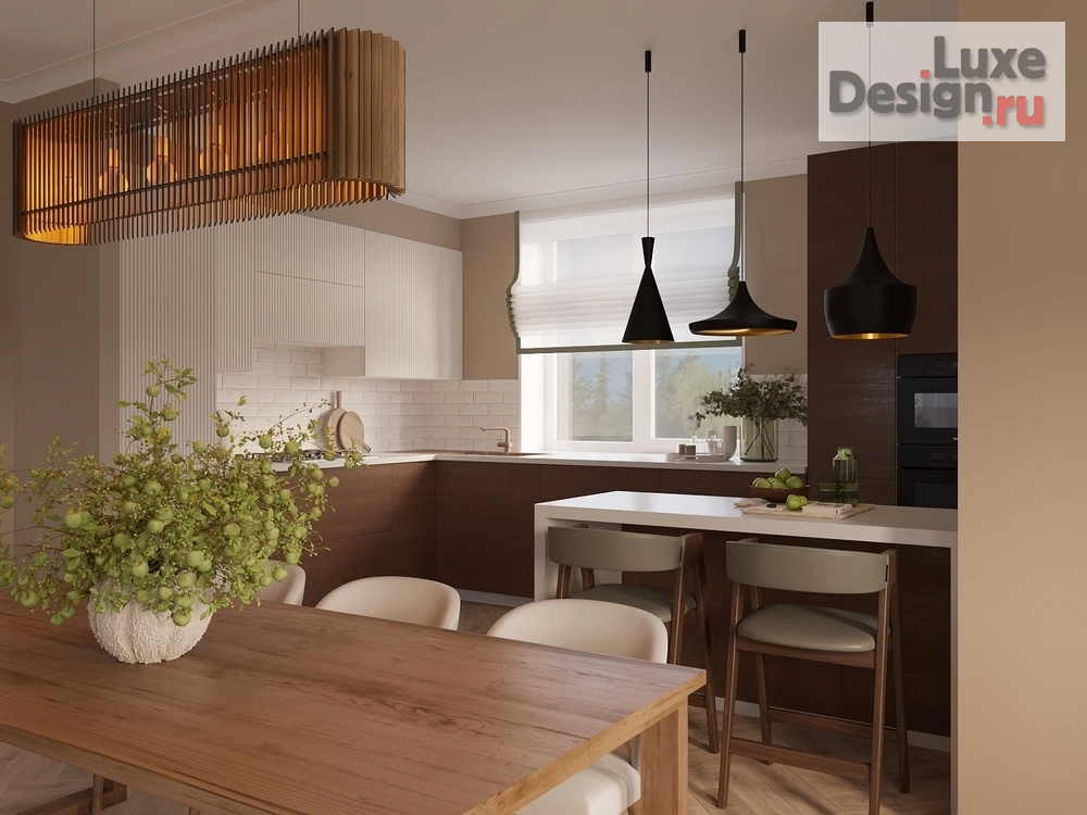 Дизайн интерьера гостиной "Дизайн-проект кухни-гостиной" (фото 1)