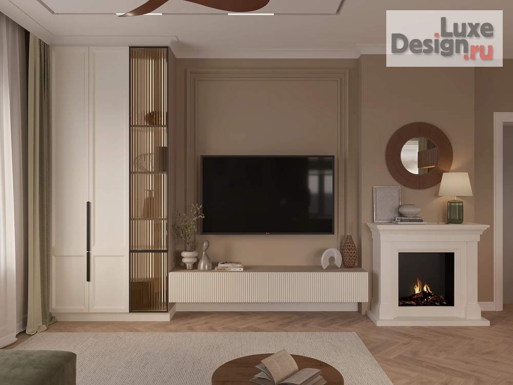 Дизайн интерьера гостиной "Дизайн-проект кухни-гостиной" (фото 7)