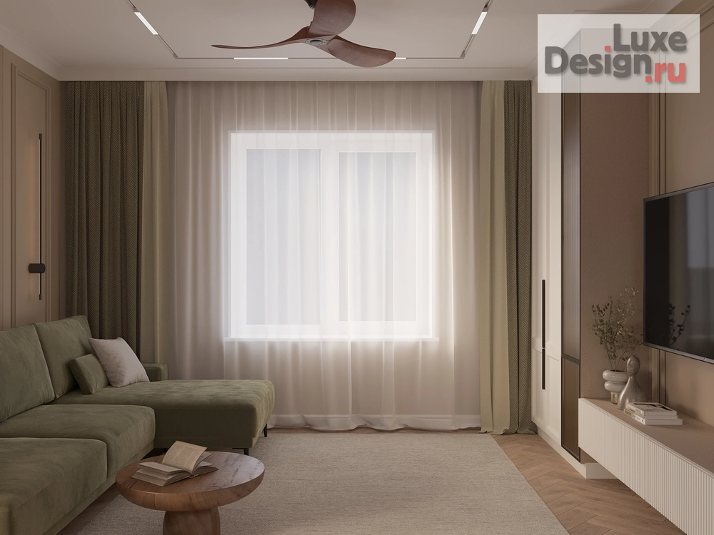 Дизайн интерьера гостиной "Дизайн-проект кухни-гостиной" (фото 8)