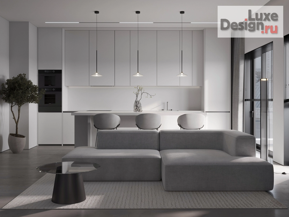 Дизайн интерьера однокомнатной квартиры "Дизайн. Визуализация интерьера" (фото 4)