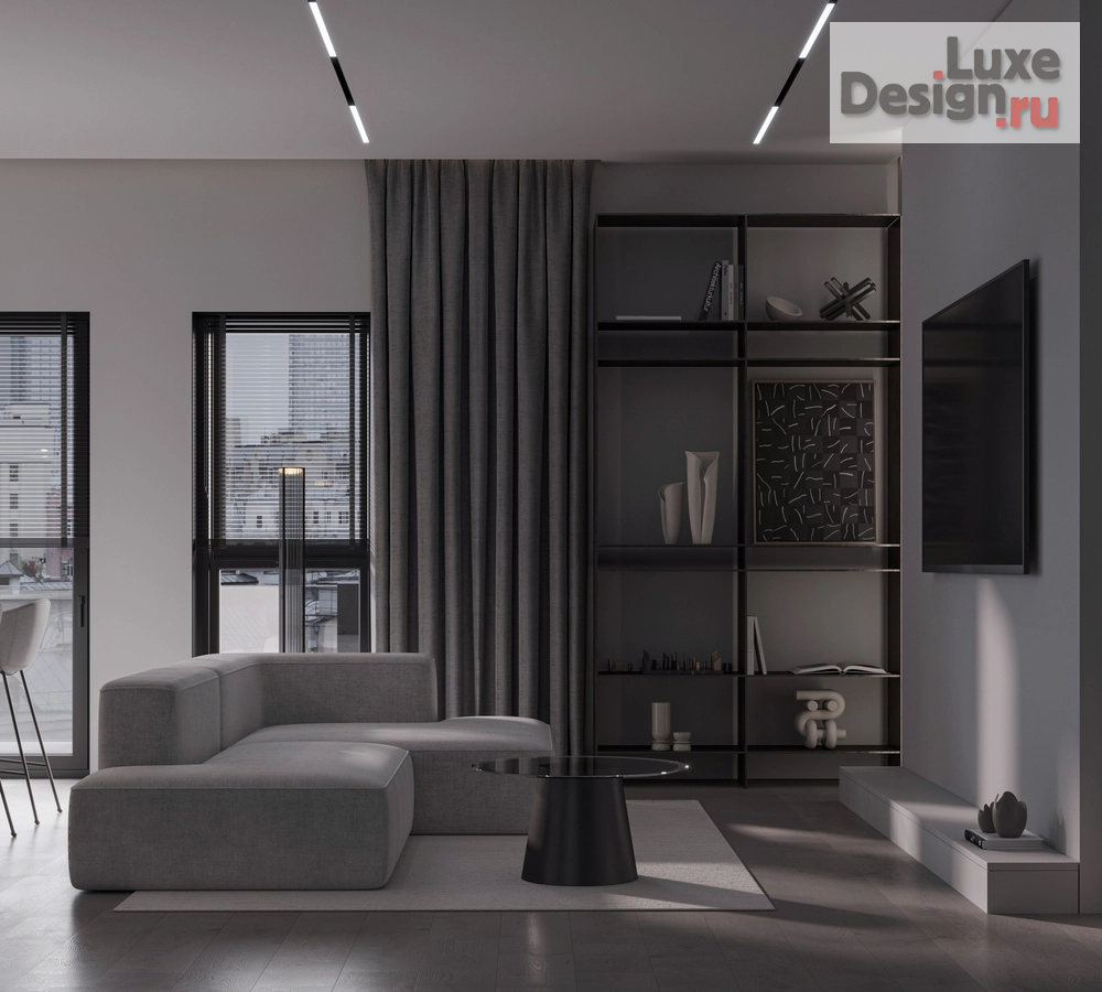 Дизайн интерьера однокомнатной квартиры "Дизайн. Визуализация интерьера" (фото 5)