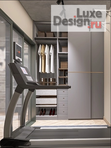 Дизайн интерьера трехкомнатной квартиры "Шикарный лофт для шикарного мужчины" (фото 6)