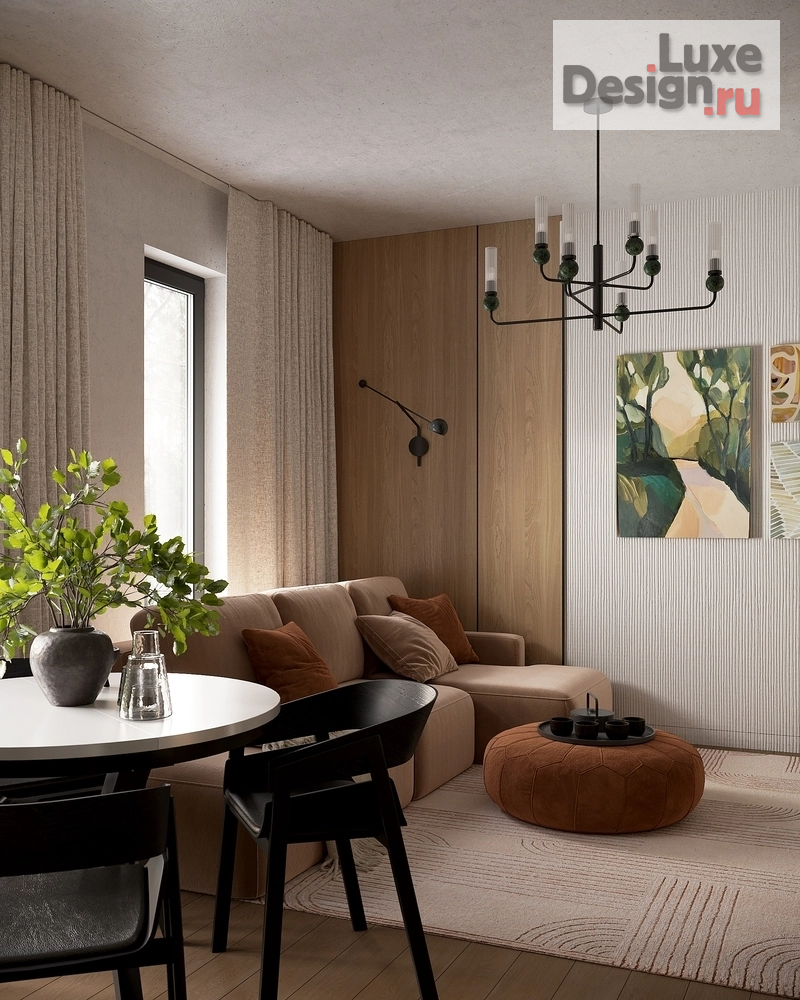 Дизайн интерьера загородного дома "проект кухни-гостиной " (фото 10)