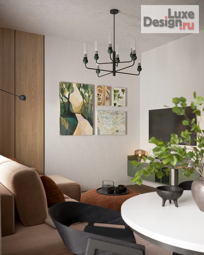 Дизайн интерьера загородного дома "проект кухни-гостиной " (фото 5) от дизайнера Назари Диана Рашидовна Дизайн интерьера загородного дома "проект кухни-гостиной " (фото 5)