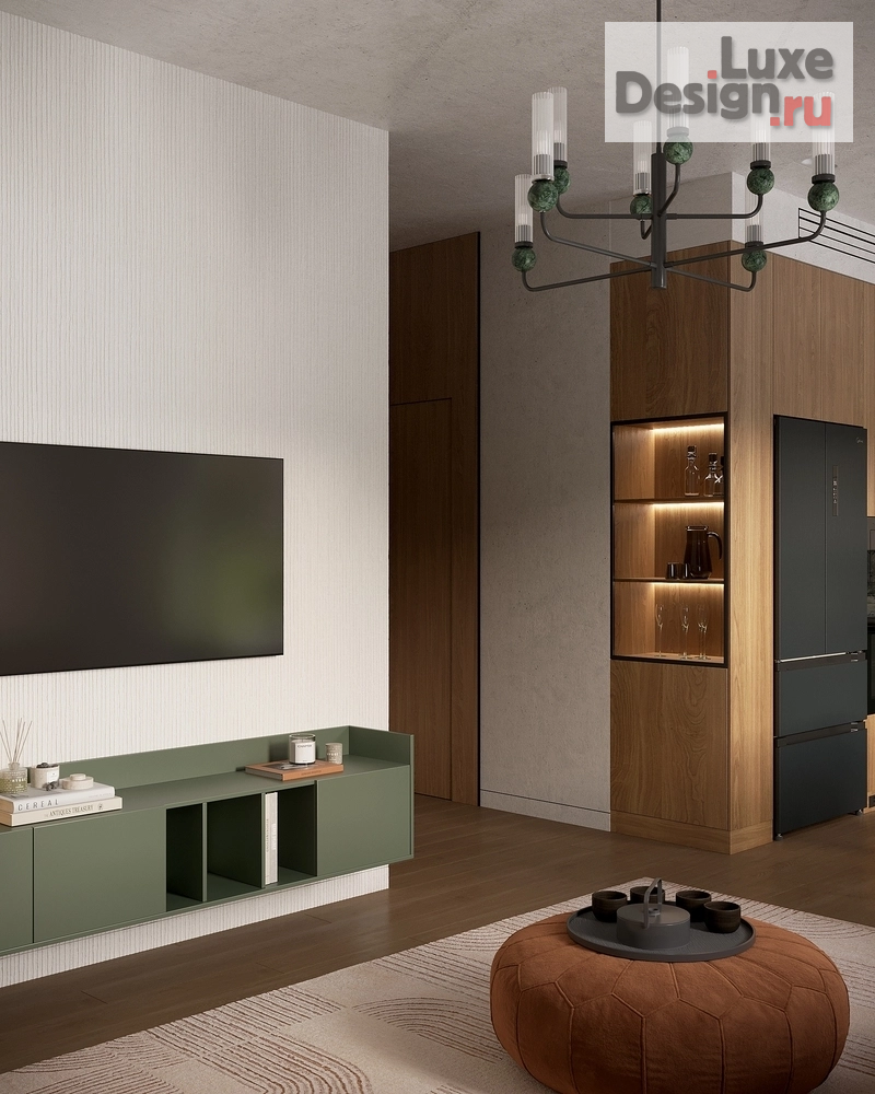 Дизайн интерьера загородного дома "проект кухни-гостиной " (фото 3) от дизайнера Назари Диана Рашидовна Дизайн интерьера загородного дома "проект кухни-гостиной " (фото 3)