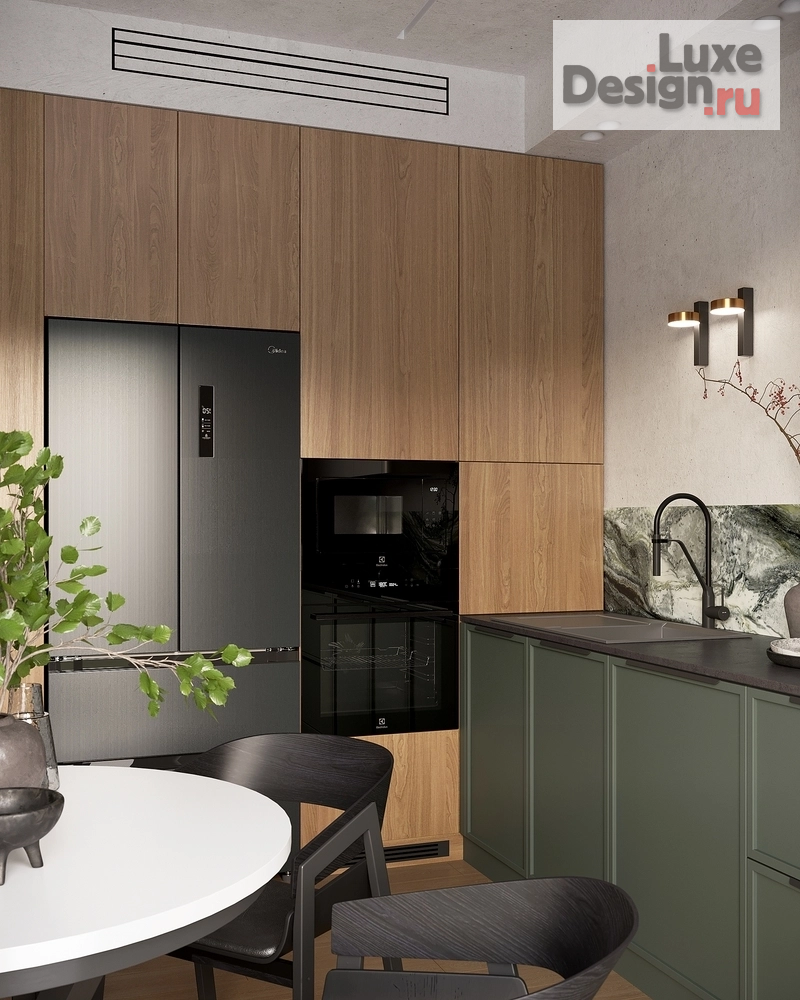 Дизайн интерьера загородного дома "проект кухни-гостиной " (фото 6) от дизайнера Назари Диана Рашидовна Дизайн интерьера загородного дома "проект кухни-гостиной " (фото 6)