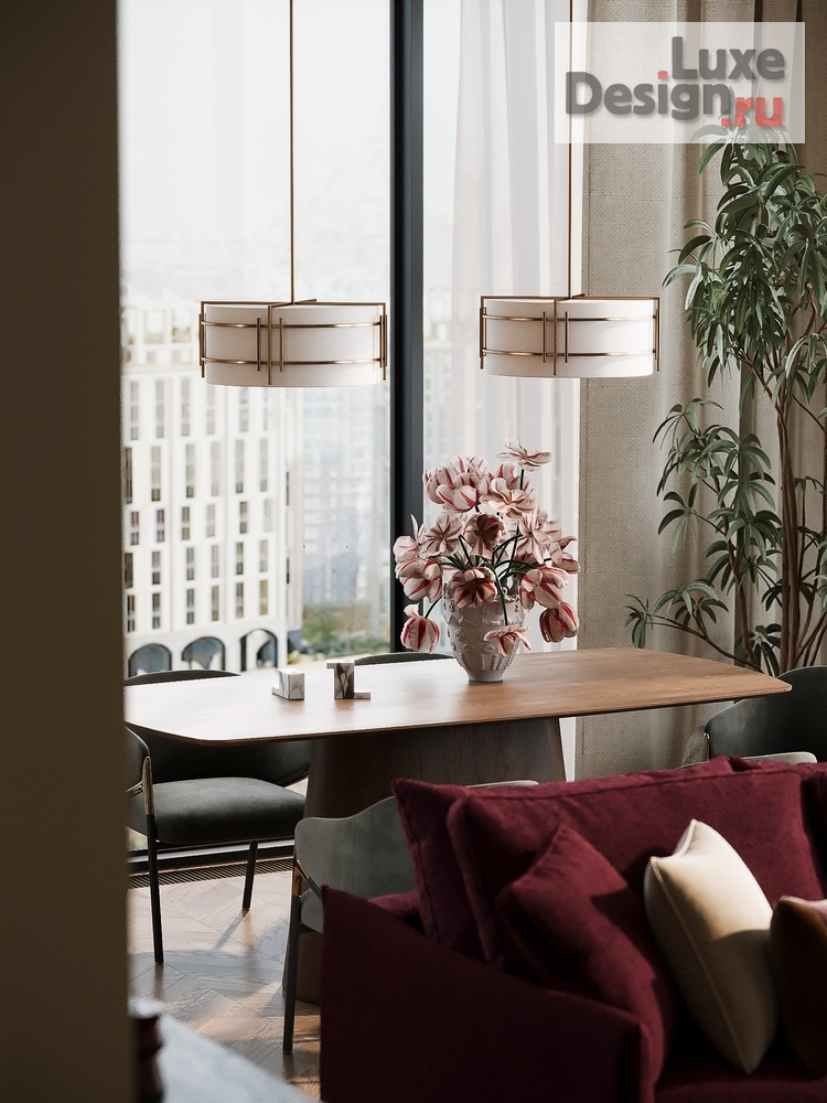 Дизайн интерьера трехкомнатной квартиры "Баланс вне времени" (фото 9)