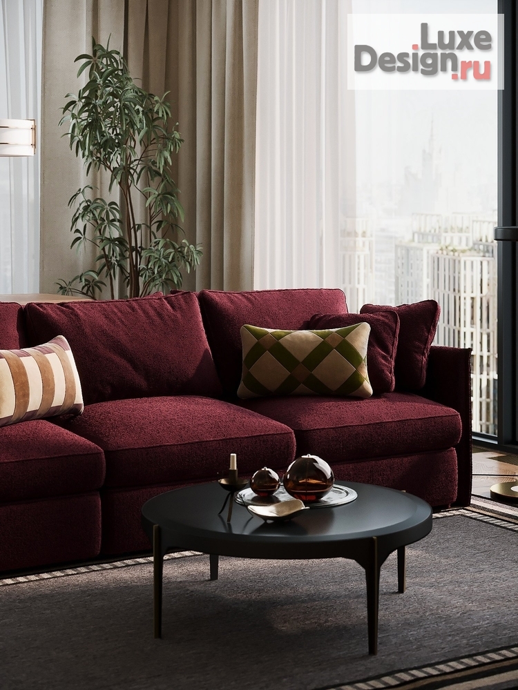 Дизайн интерьера трехкомнатной квартиры "Баланс вне времени" (фото 3)