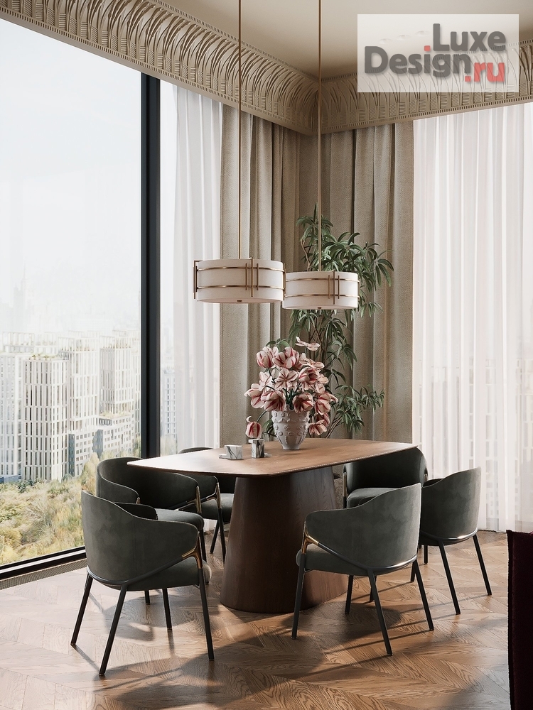 Дизайн интерьера трехкомнатной квартиры "Баланс вне времени" (фото 8)