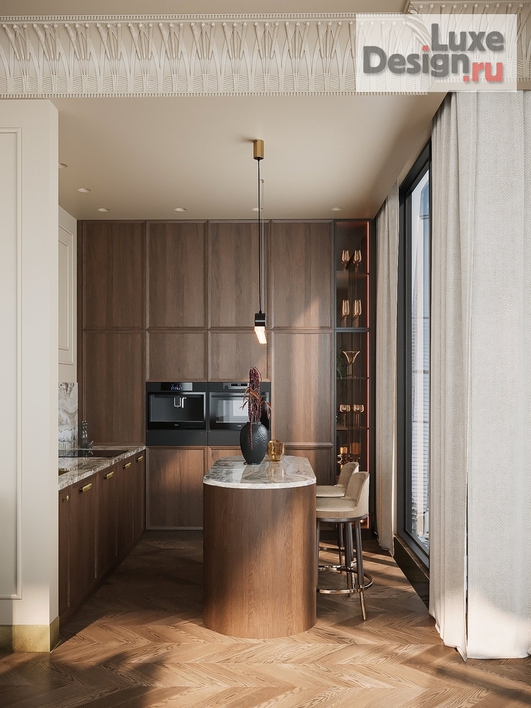 Дизайн интерьера трехкомнатной квартиры "Баланс вне времени" (фото 11)