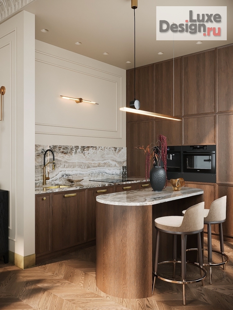 Дизайн интерьера трехкомнатной квартиры "Баланс вне времени" (фото 12)