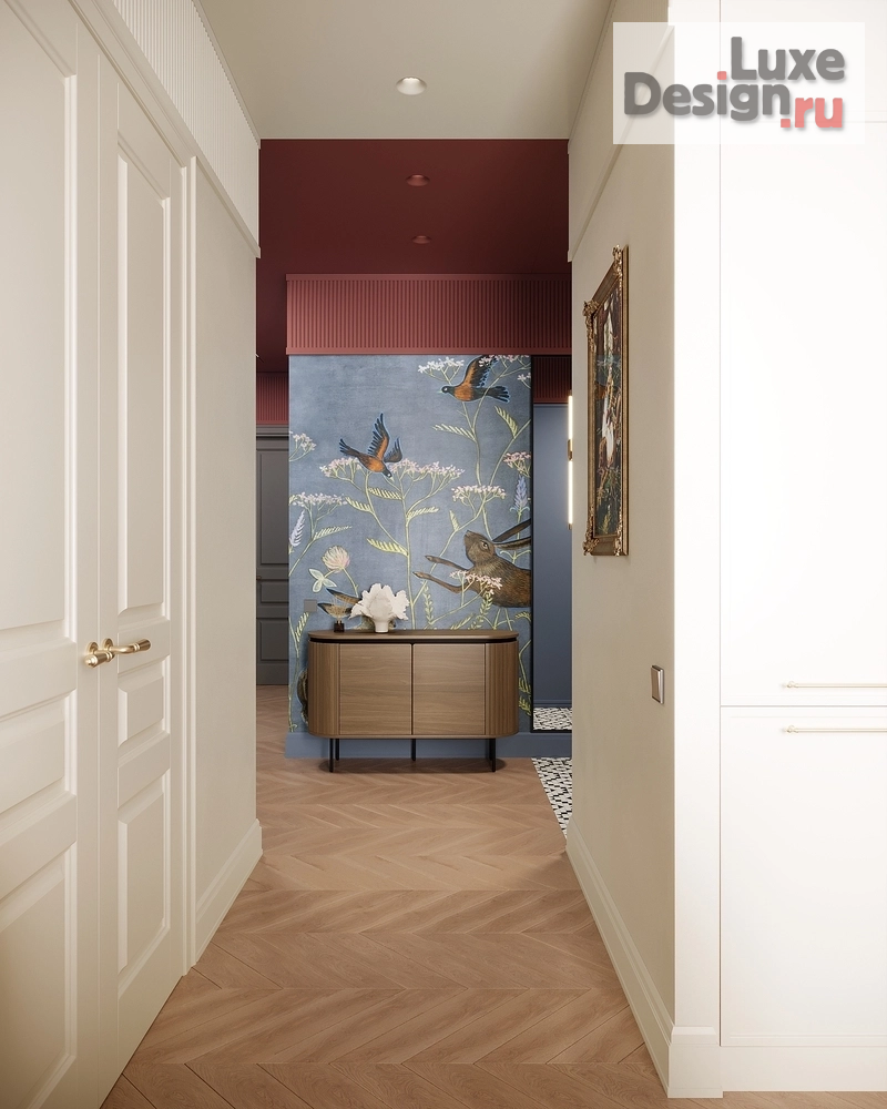 Дизайн интерьера двухкомнатной квартиры "Русский авангард " (фото 3) от дизайнера Назари Диана Рашидовна Дизайн интерьера двухкомнатной квартиры "Русский авангард " (фото 3)