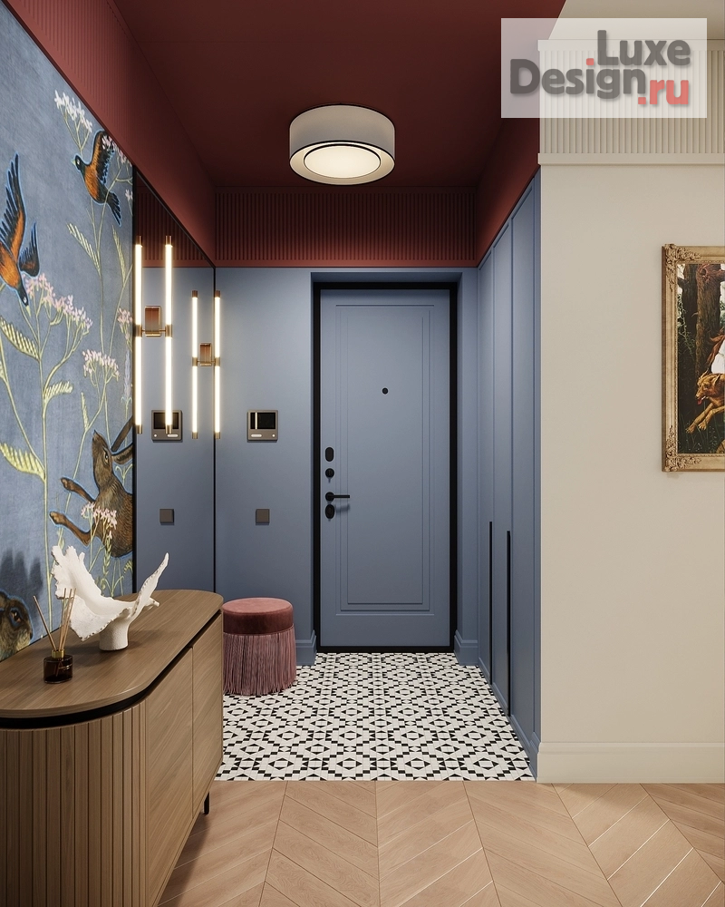 Дизайн интерьера двухкомнатной квартиры "Русский авангард " (фото 5) от дизайнера Назари Диана Рашидовна Дизайн интерьера двухкомнатной квартиры "Русский авангард " (фото 5)