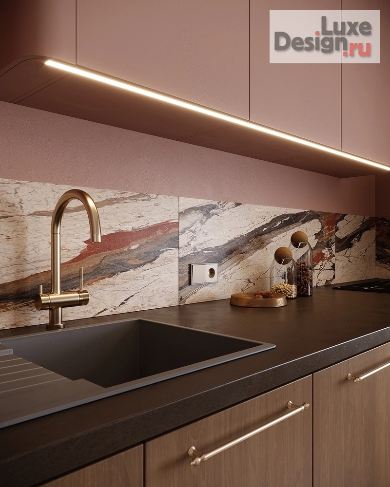 Дизайн интерьера двухкомнатной квартиры "Русский авангард " (фото 8) от дизайнера Назари Диана Рашидовна Дизайн интерьера двухкомнатной квартиры "Русский авангард " (фото 8)