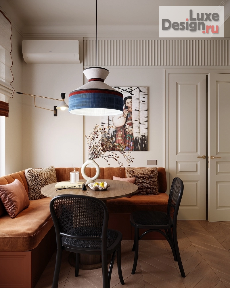 Дизайн интерьера двухкомнатной квартиры "Русский авангард " (фото 10) от дизайнера Назари Диана Рашидовна Дизайн интерьера двухкомнатной квартиры "Русский авангард " (фото 10)