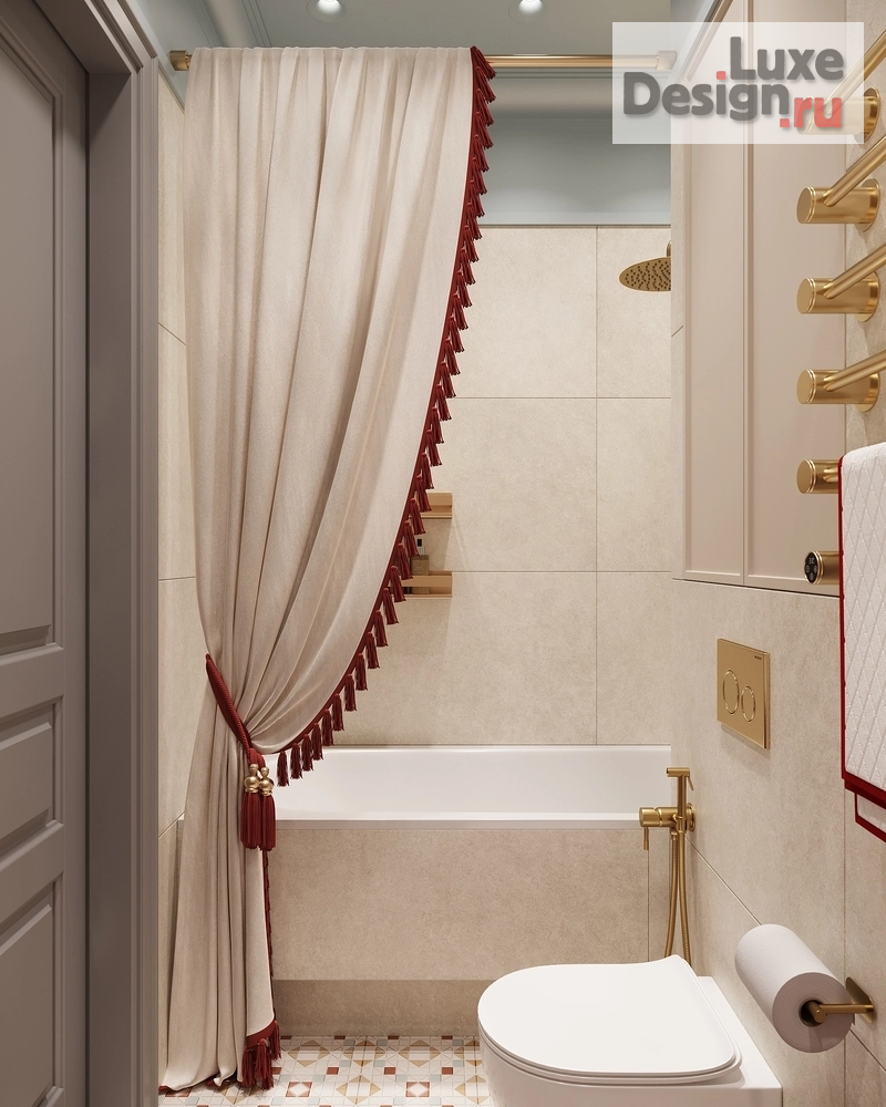 Дизайн интерьера двухкомнатной квартиры "Русский авангард " (фото 26) от дизайнера Назари Диана Рашидовна Дизайн интерьера двухкомнатной квартиры "Русский авангард " (фото 26)