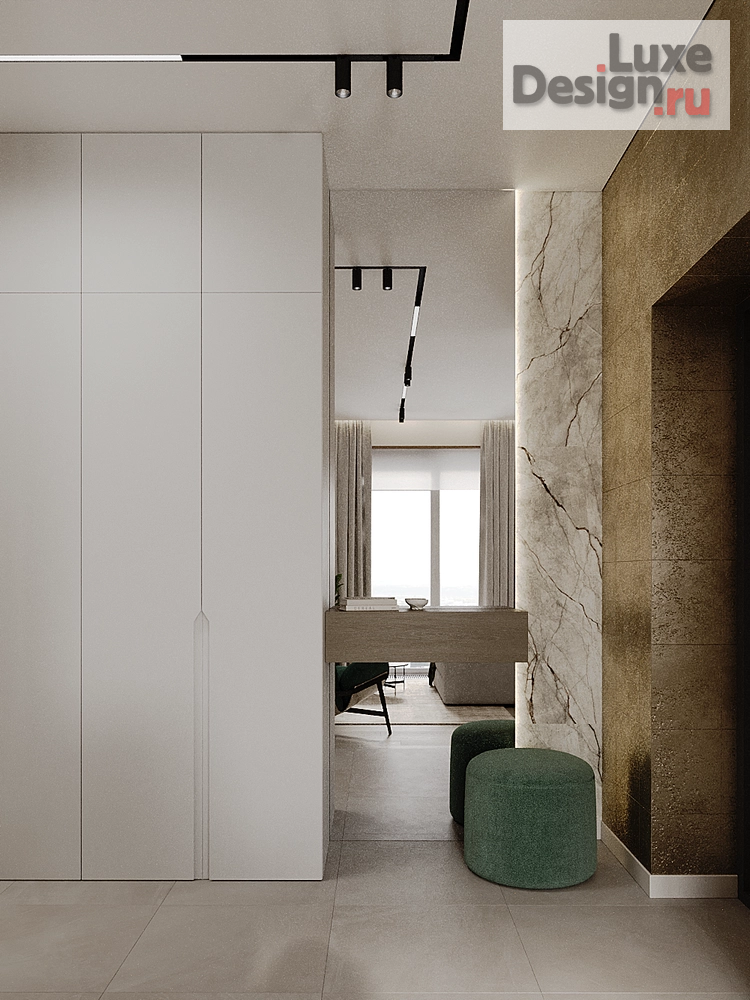 Дизайн интерьера трехкомнатной квартиры "Интерьер квартиры Расцветай на крсном" (фото 23)