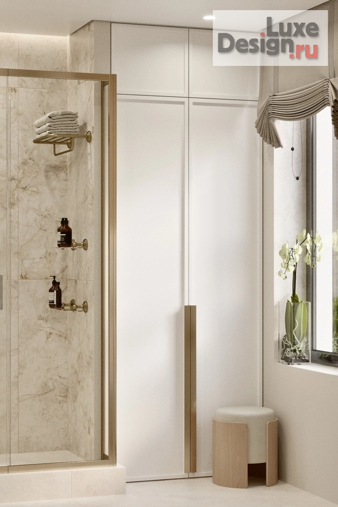 Дизайн интерьера частного дома ""Бархатный беж" - дизайн-проект первого этажа частного дома " (фото 11)