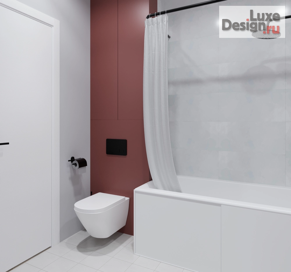 Дизайн интерьера однокомнатной квартиры "Из однушки в трешку" (фото 26) от дизайнера Степанова Оксана Александровна Дизайн интерьера однокомнатной квартиры "Из однушки в трешку" (фото 26)