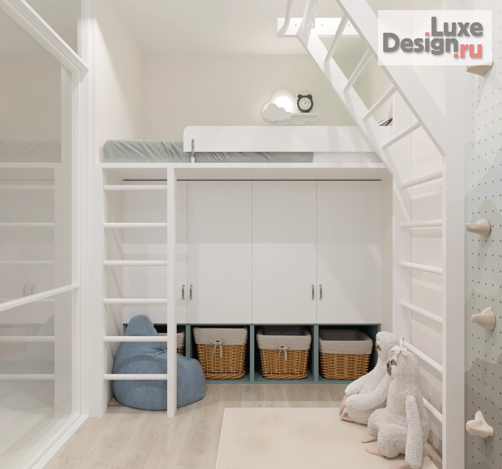 Дизайн интерьера однокомнатной квартиры "Из однушки в трешку" (фото 15) от дизайнера Степанова Оксана Александровна Дизайн интерьера однокомнатной квартиры "Из однушки в трешку" (фото 15)