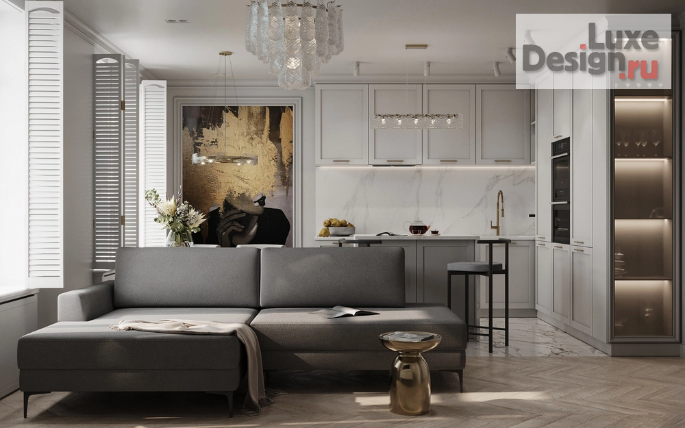 Дизайн интерьера трехкомнатной квартиры "ЖК VERY" (фото 1)