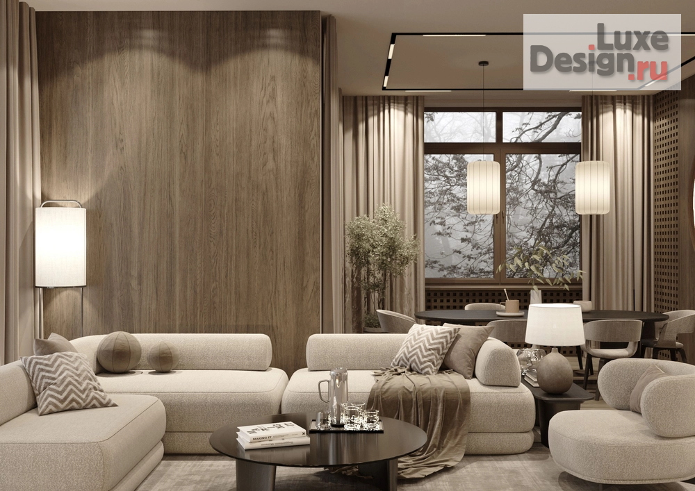 Дизайн интерьера загородного дома "Дизайн загородного дома в Чехове" (фото 3)