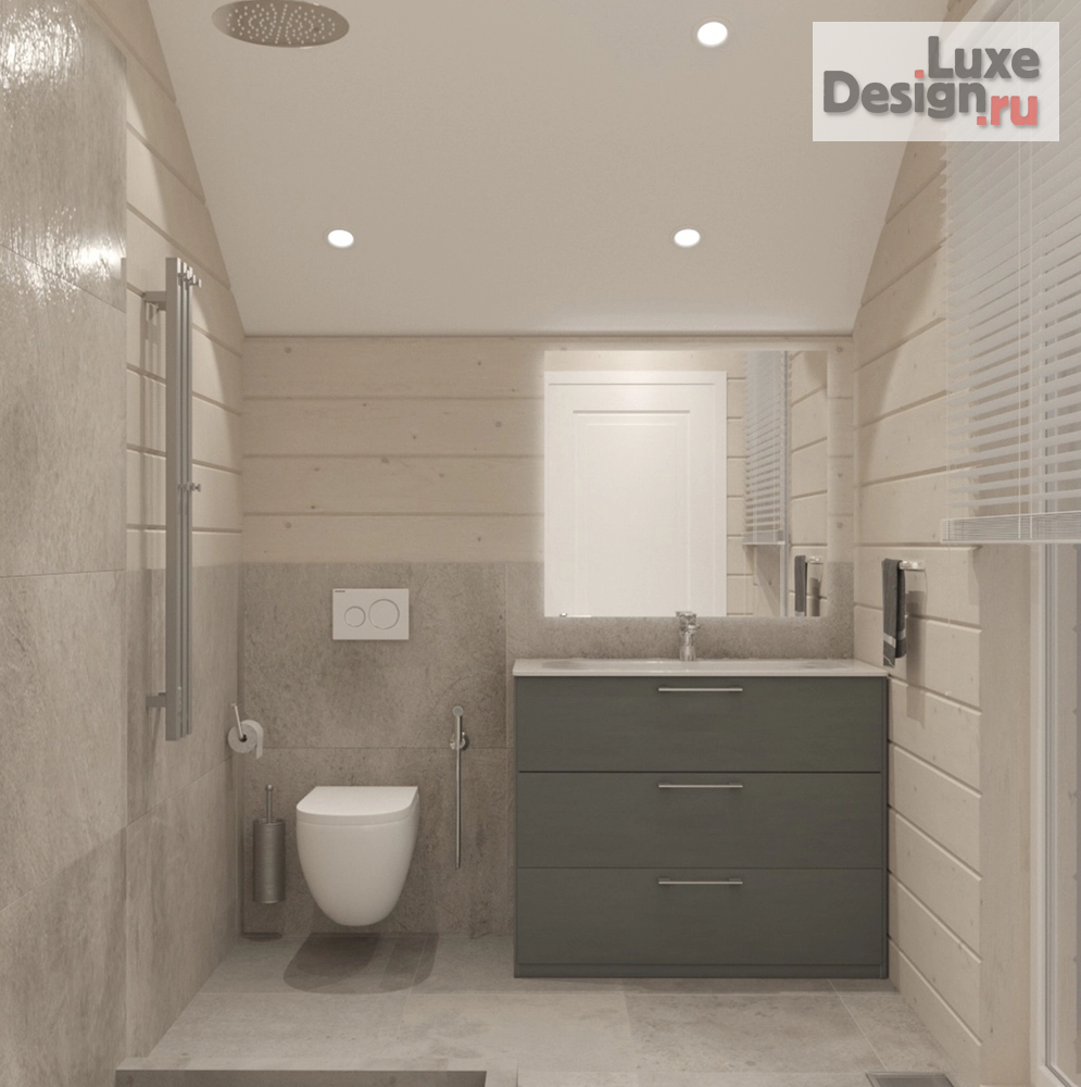 Дизайн интерьера загородного дома "Дизайн загородного дома в КП "Лесная сказка"" (фото 26)