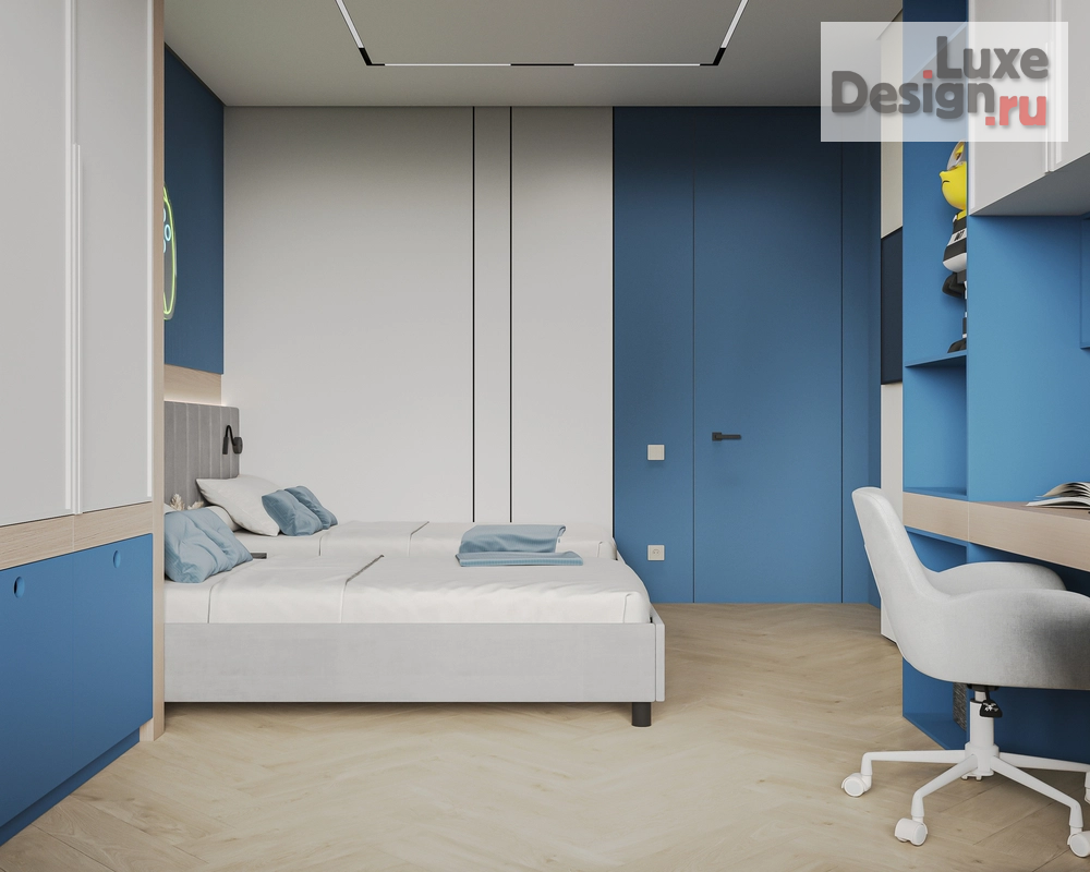 Дизайн интерьера двухкомнатной квартиры "ЖК Событие Светлое" (фото 12)