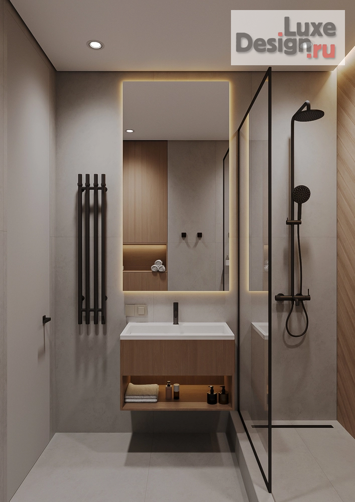 Дизайн интерьера двухкомнатной квартиры "ЖК Событие Светлое" (фото 2)