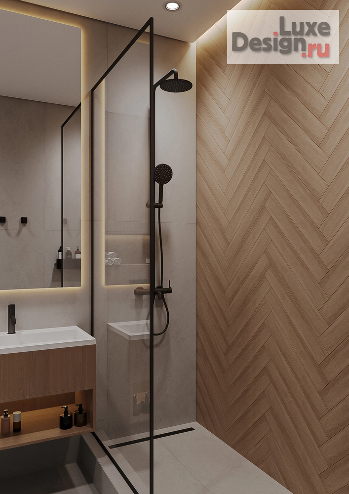 Дизайн интерьера двухкомнатной квартиры "ЖК Событие Светлое" (фото 5)