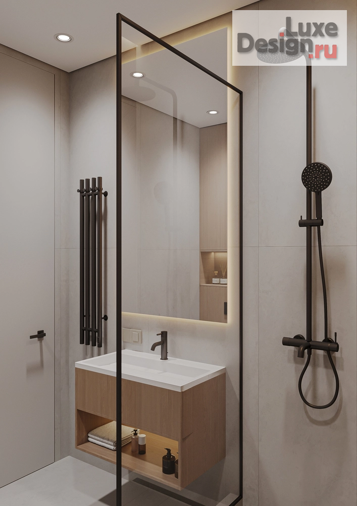 Дизайн интерьера двухкомнатной квартиры "ЖК Событие Светлое" (фото 6)