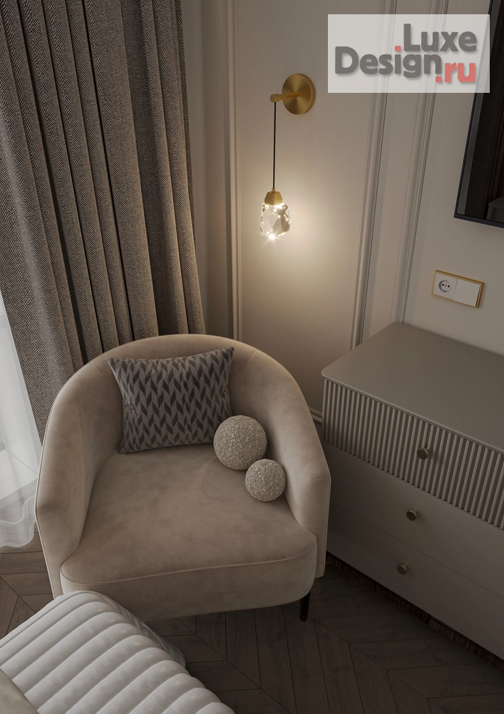 Дизайн интерьера трехкомнатной квартиры "ЖК I Love" (фото 42)