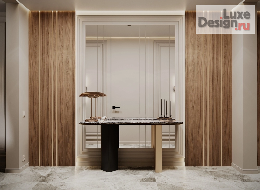 Дизайн интерьера трехкомнатной квартиры "Пойма" (фото 3)