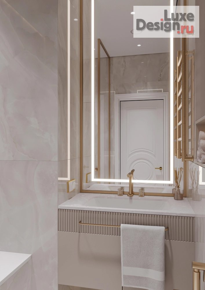 Дизайн интерьера трехкомнатной квартиры "ЖК I Love" (фото 3)