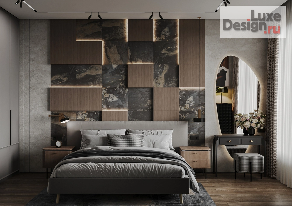 Дизайн интерьера трехкомнатной квартиры "ЖК Событие Темное" (фото 2)