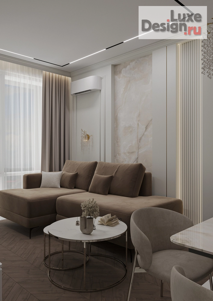 Дизайн интерьера трехкомнатной квартиры "ЖК I Love" (фото 13)